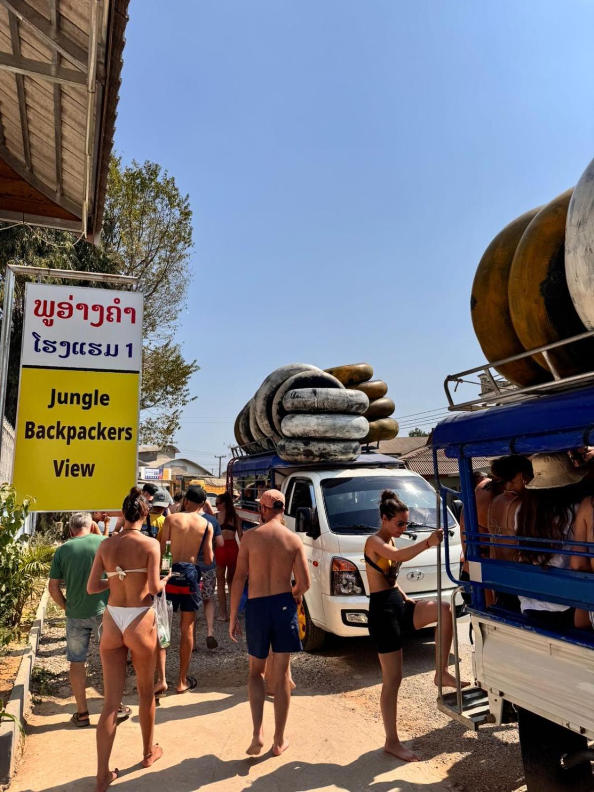 Jungle Backpackers View Hostel Vang Vieng Exterior foto